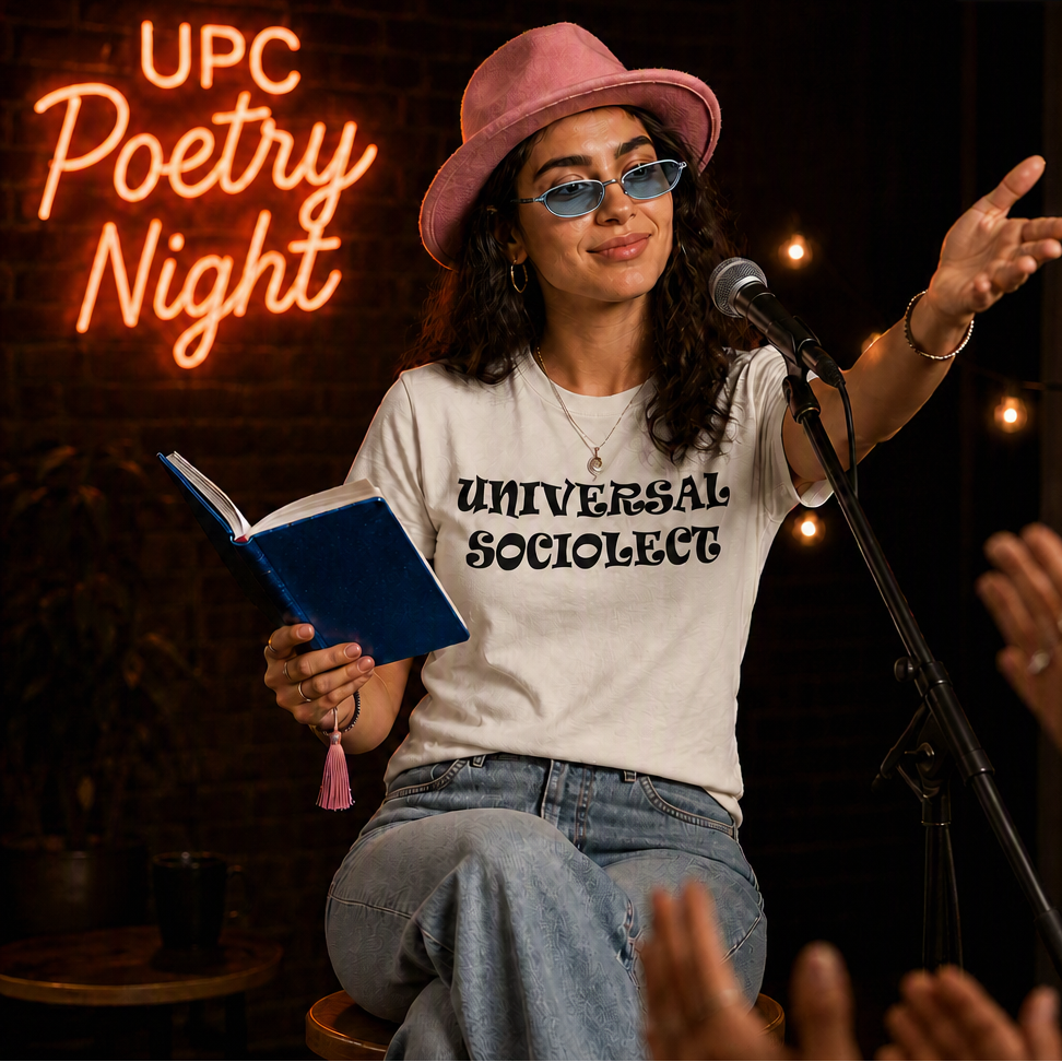 Universal Sociolect Short-sleeve Tee.