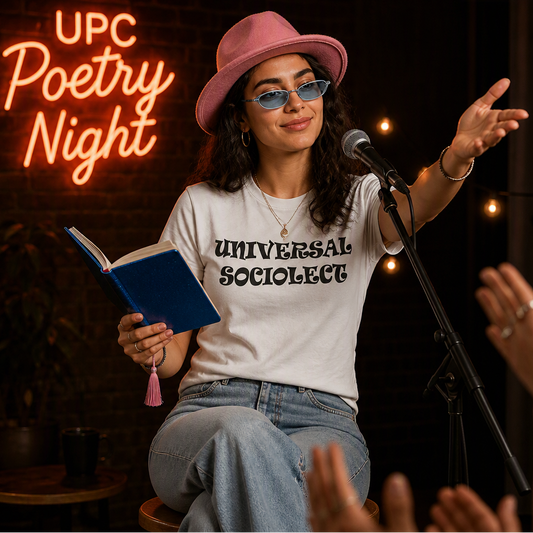 Universal Sociolect Short-sleeve Tee.