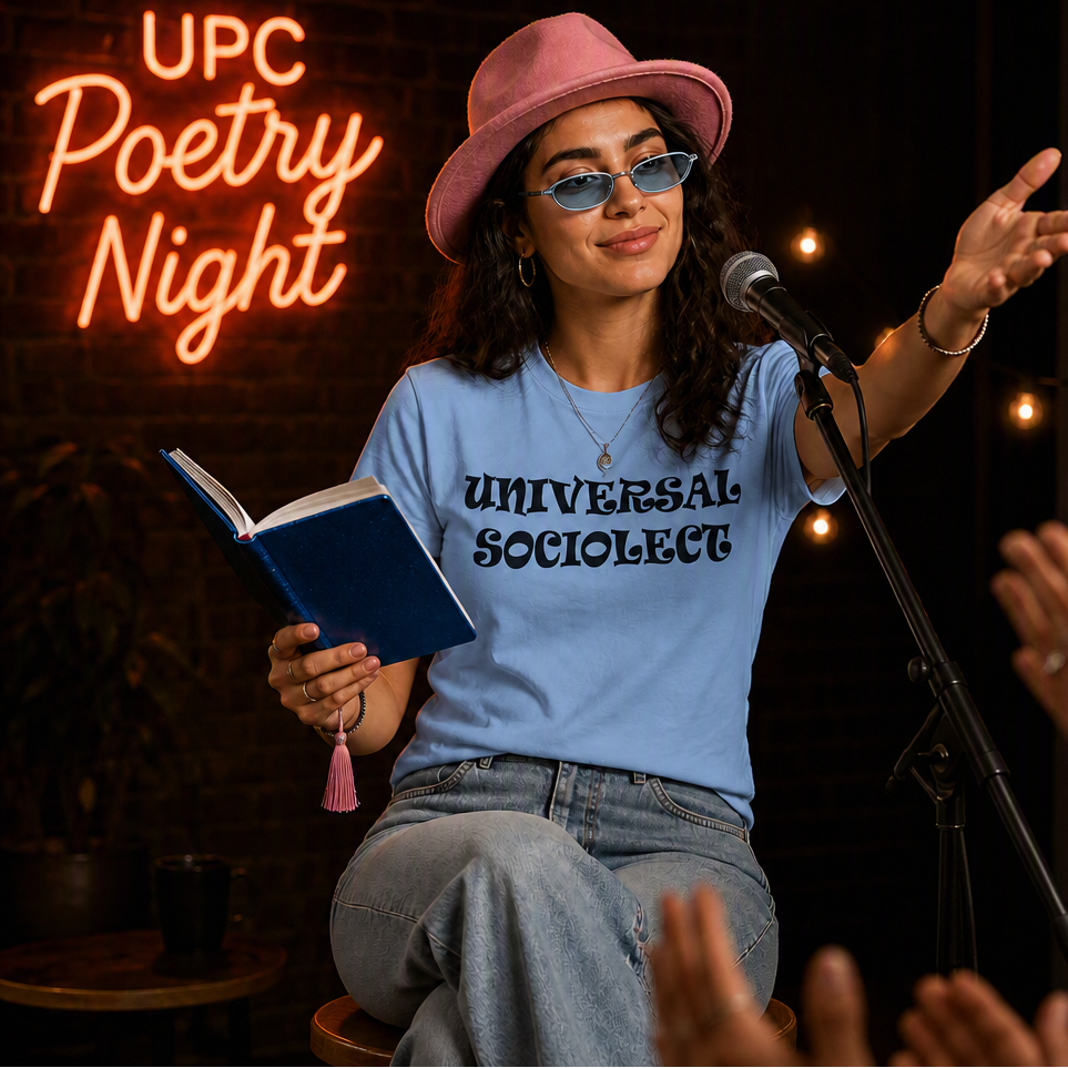 Universal Sociolect Short-sleeve Tee.